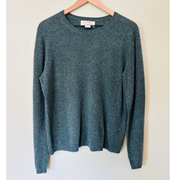 Ellen Tracy Green Cashmere Sweater XL - Picture 1 of 6